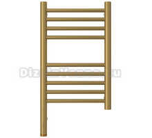 Полотенцесушитель электрический Сунержа Богема 3.1 32-6004-5030 60x35 см, подключение слева, золотой шелк, лесенка