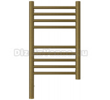 Полотенцесушитель электрический Сунержа Богема 3.1 05-6004-5030 60x35 см, подключение слева, состаренная бронза, лесенка