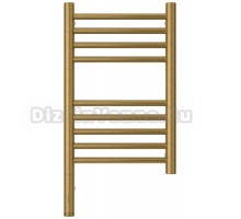 Полотенцесушитель электрический Сунержа Богема 3.1 051-6004-5030 60x35 см, подключение слева, состаренная латунь, лесенка