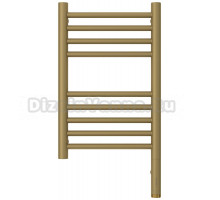 Полотенцесушитель электрический Сунержа Богема 3.1 032-6005-5030 60x35 см, подключение справа, матовое золото, лесенка