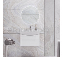 Мебель для ванной комнаты Velvex Vizo 60 подвесная, глянцевая белая