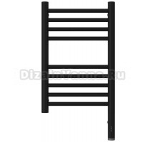 Полотенцесушитель электрический Сунержа Богема 3.1 31-6005-5030 60x35 см, подключение справа, матовый черный, лесенка