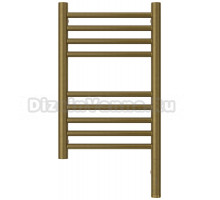 Полотенцесушитель электрический Сунержа Богема 3.1 05-6005-5030 60x35 см, подключение справа, состаренная бронза, лесенка