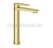 Смеситель для раковины Aqueduto Linha LIN0350 шлифованное золото