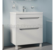 Тумба с раковиной IDDIS Sky 70 напольная, белая