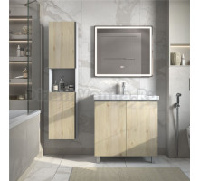 Мебель для ванной комнаты Vigo Yuma 80 напольная, 2 дверцы, дуб давос