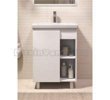 Тумба с раковиной Vigo Milos 60 напольная, белая