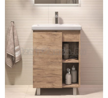 Тумба под раковину без столешницы Vigo Milos 60 напольная, дуб золотой