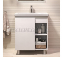 Тумба с раковиной Vigo Milos 70 напольная, белая