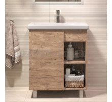 Тумба под раковину без столешницы Vigo Milos 70 напольная, дуб золотой