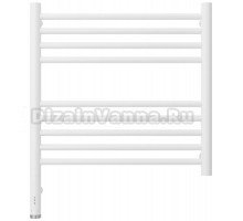 Полотенцесушитель электрический Сунержа Богема 3.1 30-6004-5050 60x55 см, подключение слева, матовый белый, лесенка