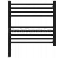 Полотенцесушитель электрический Сунержа Богема 3.1 31-6004-5050 60x55 см, подключение слева, матовый черный, лесенка