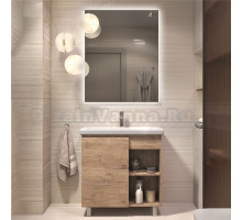 Мебель для ванной комнаты Vigo Milos 80 напольная, дуб золотой
