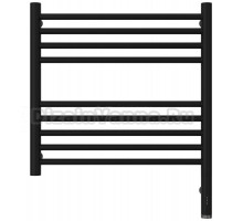 Полотенцесушитель электрический Сунержа Богема 3.1 31-6005-5050 60x55 см, подключение справа, матовый черный, лесенка