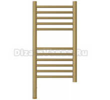 Полотенцесушитель электрический Сунержа Богема 3.1 32-6004-6030 70x35 см, подключение слева, золотой шелк, лесенка