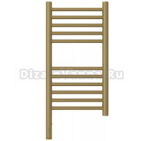Полотенцесушитель электрический Сунержа Богема 3.1 032-6004-6030 70x35 см, подключение слева, матовое золото, лесенка