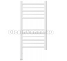 Полотенцесушитель электрический Сунержа Богема 3.1 30-6004-6030 70x35 см, подключение слева, матовый белый, лесенка