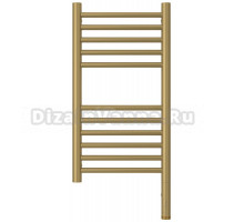 Полотенцесушитель электрический Сунержа Богема 3.1 32-6005-6030 70x35 см, подключение справа, золотой шелк, лесенка
