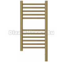 Полотенцесушитель электрический Сунержа Богема 3.1 032-6005-6030 70x35 см, подключение справа, матовое золото, лесенка