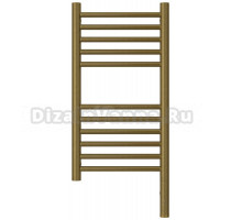 Полотенцесушитель электрический Сунержа Богема 3.1 05-6005-6030 70x35 см, подключение справа, состаренная бронза, лесенка