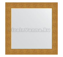 Зеркало Evoform Definite BY 3246 80х80 чеканка золотая, в багетной раме