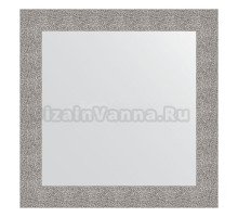 Зеркало Evoform Definite BY 3247 80х80 чеканка серебряная, в багетной раме