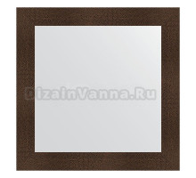 Зеркало Evoform Definite BY 3248 80х80 бронза матовая, в багетной раме