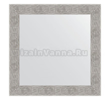 Зеркало Evoform Definite BY 3249 80х80 волна хром, в багетной раме