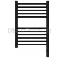 Полотенцесушитель электрический Сунержа Богема 3.1 31-6005-6040 70x45 см, подключение справа, матовый черный, лесенка