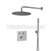 Душевой комплект Milleau Tissage TERMO 2SBIT/801-CR С ВНУТРЕННЕЙ ЧАСТЬЮ, хром