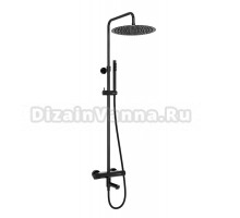 Душевая стойка Milleau Tissage ML8075BKS.DT-GB черный глянец