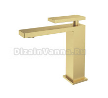 Смеситель для раковины Vincea Dice VBF-2DS1BG брашированное золото