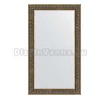 Зеркало Evoform Definite BY 3320 83х143 вензель серебряный, в багетной раме
