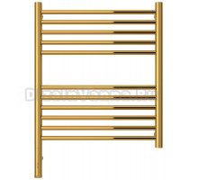 Полотенцесушитель электрический Сунержа Богема 3.1 03-6004-6050 70x55 см, подключение слева, золото, лесенка