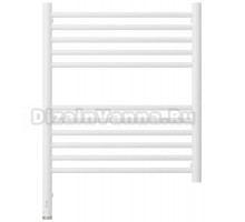 Полотенцесушитель электрический Сунержа Богема 3.1 30-6004-6050 70x55 см, подключение слева, матовый белый, лесенка