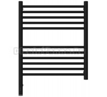 Полотенцесушитель электрический Сунержа Богема 3.1 31-6004-6050 70x55 см, подключение слева, матовый черный, лесенка