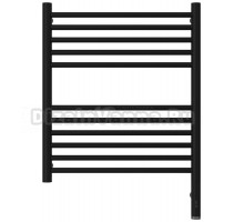 Полотенцесушитель электрический Сунержа Богема 3.1 31-6005-6050 70x55 см, подключение справа, матовый черный, лесенка