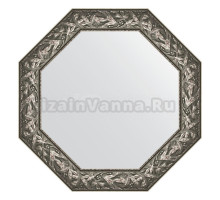 Зеркало Evoform Octagon BY 3834 79х79 византия серебро, в багетной раме