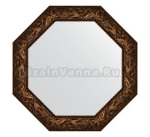 Зеркало Evoform Octagon BY 3837 79х79 византия бронза, в багетной раме