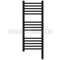 Полотенцесушитель электрический Сунержа Богема 3.1 31-6005-8030 90x35 см, подключение справа, матовый черный, лесенка