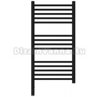 Полотенцесушитель электрический Сунержа Богема 3.1 31-6004-8040 90x45 см, подключение слева, матовый черный, лесенка