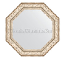 Зеркало Evoform Octagon BY 3855 81 виньетка серебро, в багетной раме