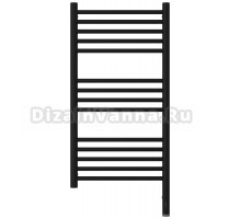Полотенцесушитель электрический Сунержа Богема 3.1 31-6005-8040 90x45 см, подключение справа, матовый черный, лесенка