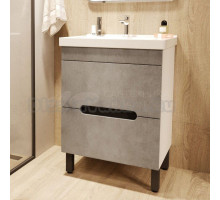 Тумба с раковиной Mixline Честер 60 бетон