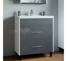 Тумба с раковиной Mixline Сура 60 графит