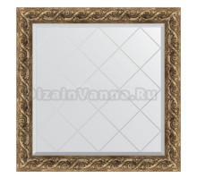 Зеркало Evoform Exclusive-G BY 4313 86х86 фреска, в багетной раме, с гравировкой