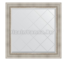 Зеркало Evoform Exclusive-G BY 4319 86х86 римское серебро, в багетной раме, с гравировкой