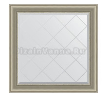 Зеркало Evoform Exclusive-G BY 4321 86х86 хамелеон, в багетной раме, с гравировкой