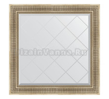 Зеркало Evoform Exclusive-G BY 4325 87х87 серебряный акведук, в багетной раме, с гравировкой