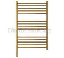 Полотенцесушитель электрический Сунержа Богема 3.1 051-6004-8050 90x55 см, подключение слева, состаренная латунь, лесенка